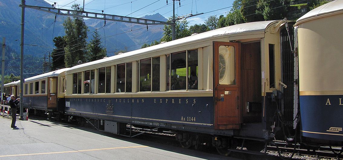 Sie fahren u.a. im Alpine-Classic-Pullman-Express