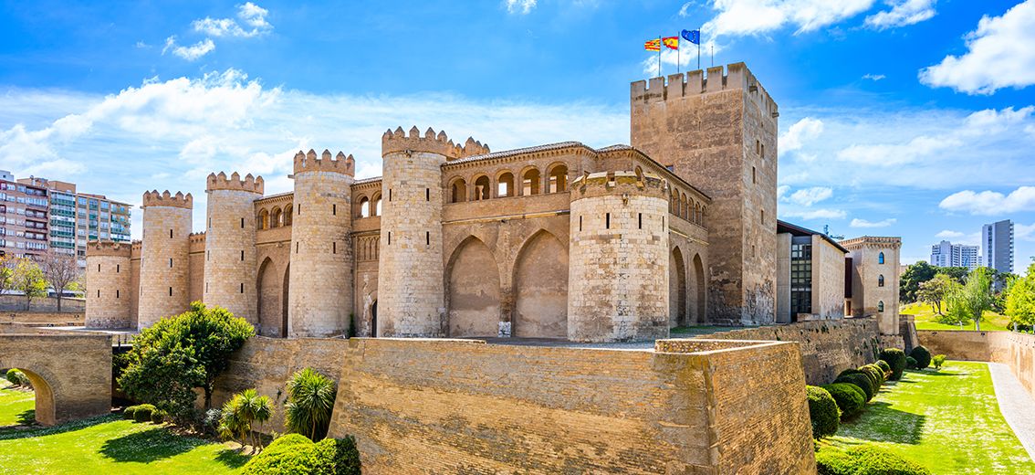 Aljafería-Palast in Zaragoza