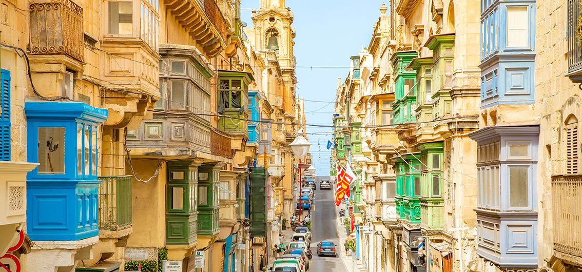 Altstadt von Valletta auf Malta