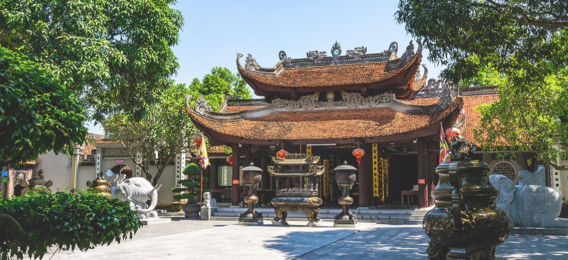Den Do Tempel in der Provinz Bac Ninh in Vietnam