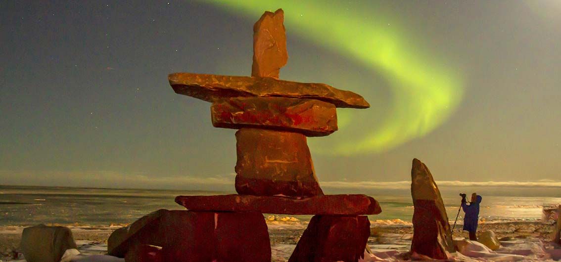 Kanada-Inukshuk