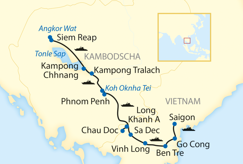 Karte_Mekong-Flusskreuzfahrt-Lotosblüte_