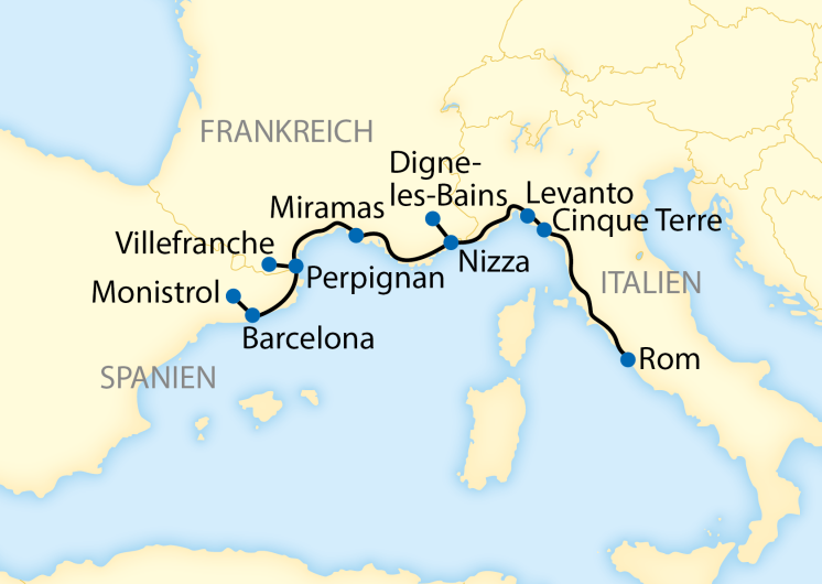 Karte_Zugreise Barcelona Rom_2950_2025