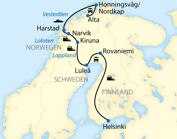 Karte_Zugreise Finnland Schweden Norwegen_2623_2025
