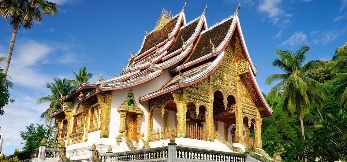 Laos - Königspalast-in-Luang-Prabang--